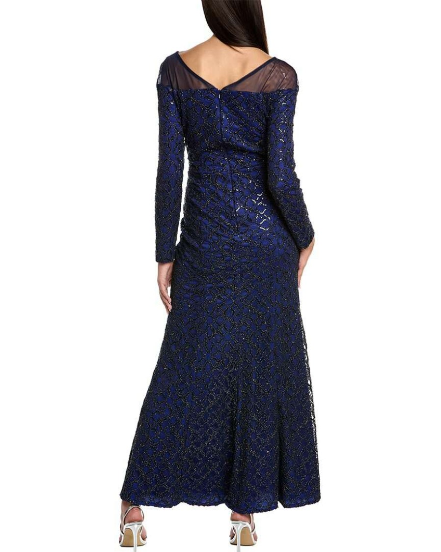 Clothing * | Women Js Collections Justina Gown Blue