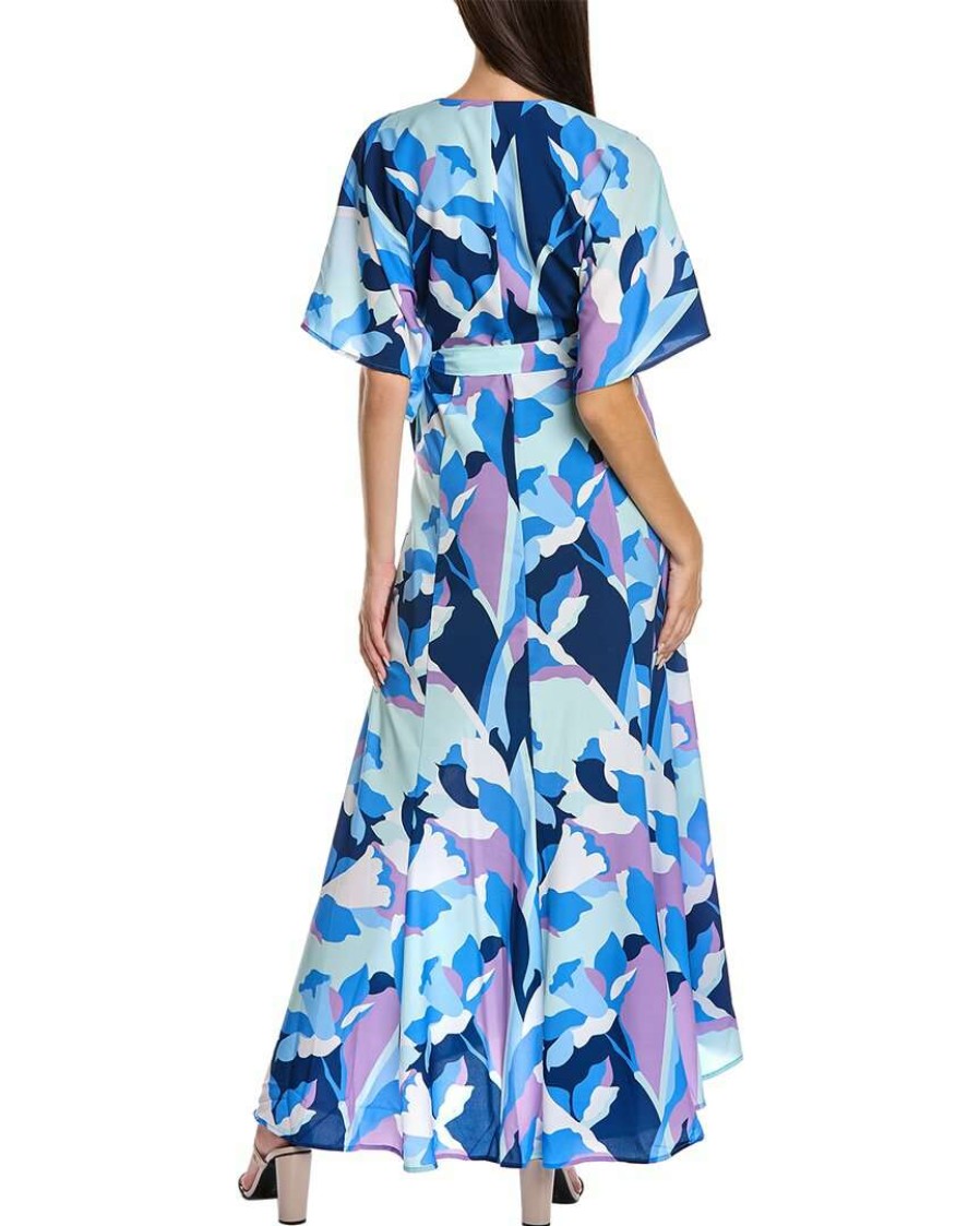 Clothing * | Women Hutch Wrap Dress Blue