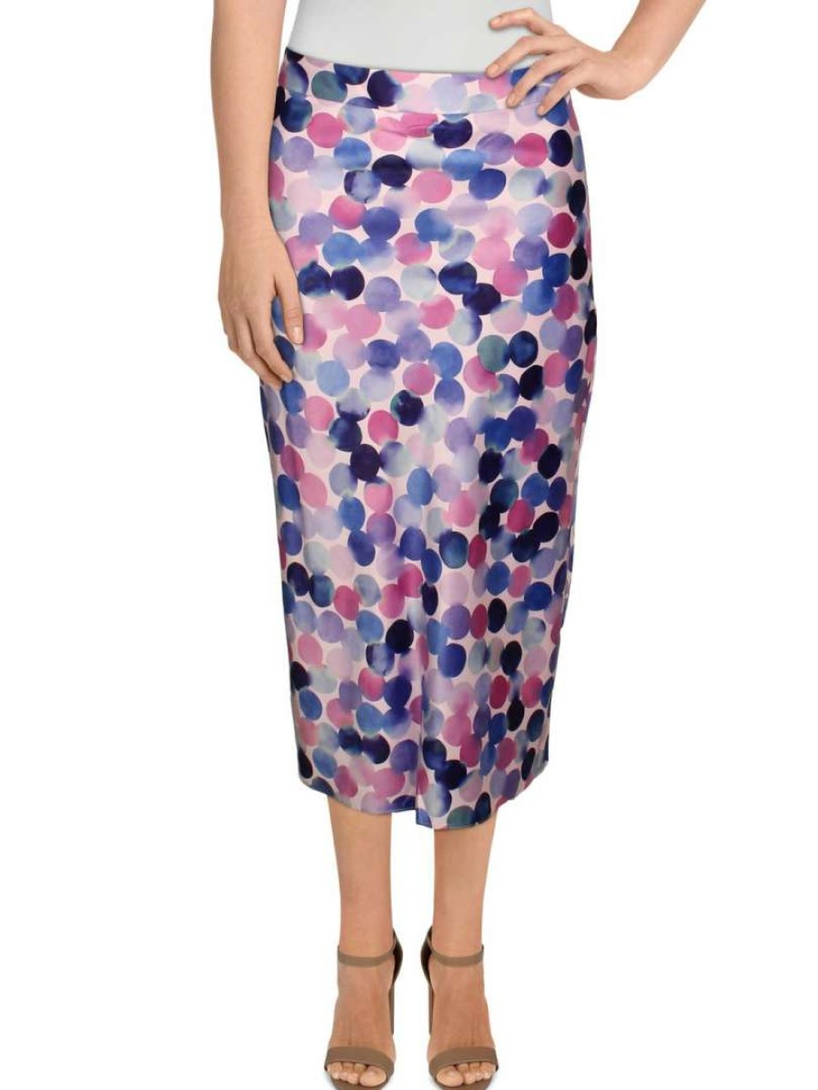 Clothing * | Hutch Womens Printed Sheer Straight Skirt