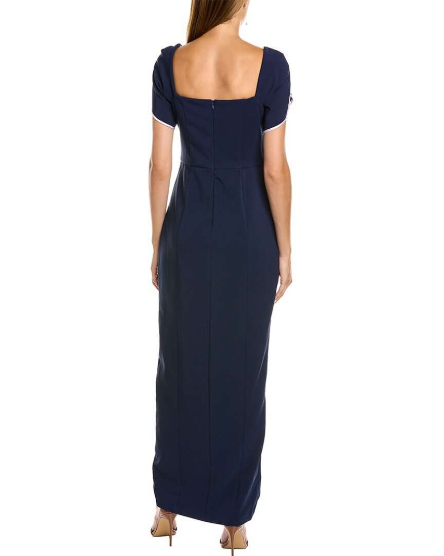 Clothing * | Women Js Collections Delilah Gown Blue