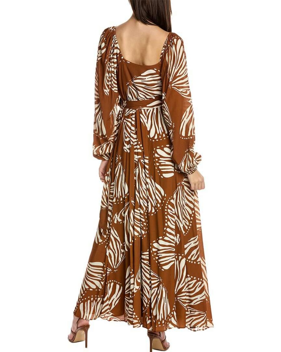 Clothing * | Women Hutch Natasha Wrap Dress Brown