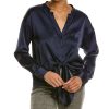 Clothing * | Women Hutch Jacque Top Blue