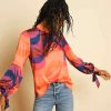 Clothing * | Hutch Women Myla Top In Orange Geo