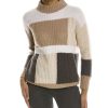 Clothing * | Women Peserico Colorblocked Alpaca & Wool-Blend Sweater Brown