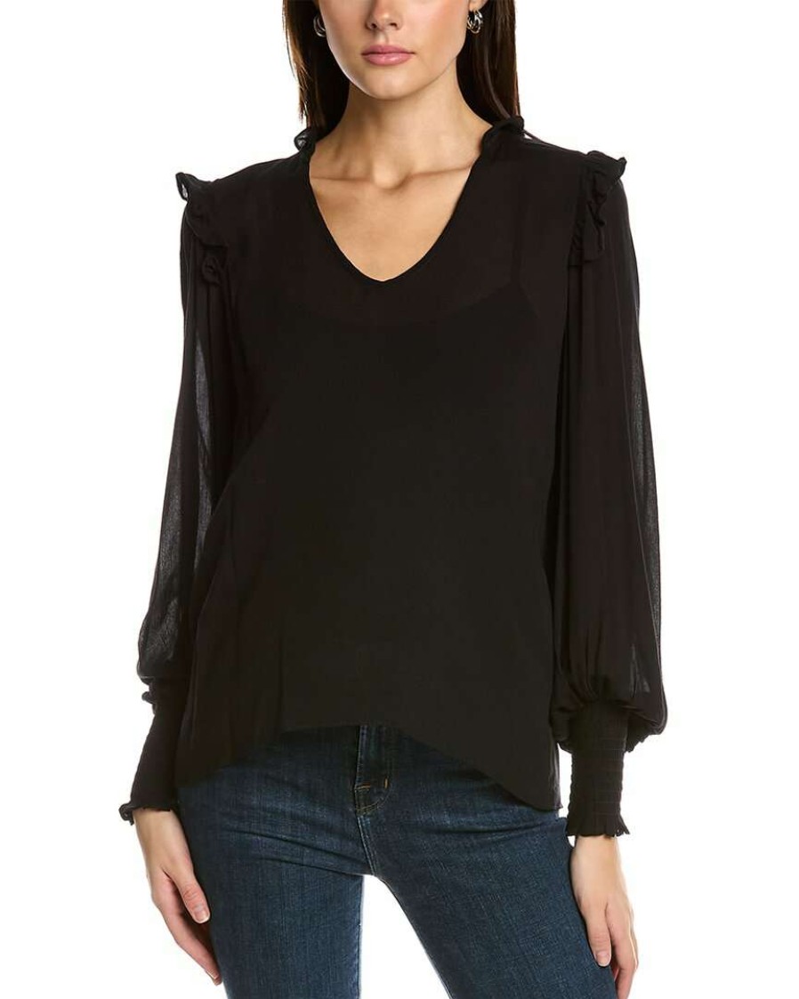 Clothing * | Women Hutch Benny Top Black