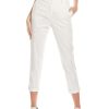 Clothing * | Women Peserico Cuffed Pant White