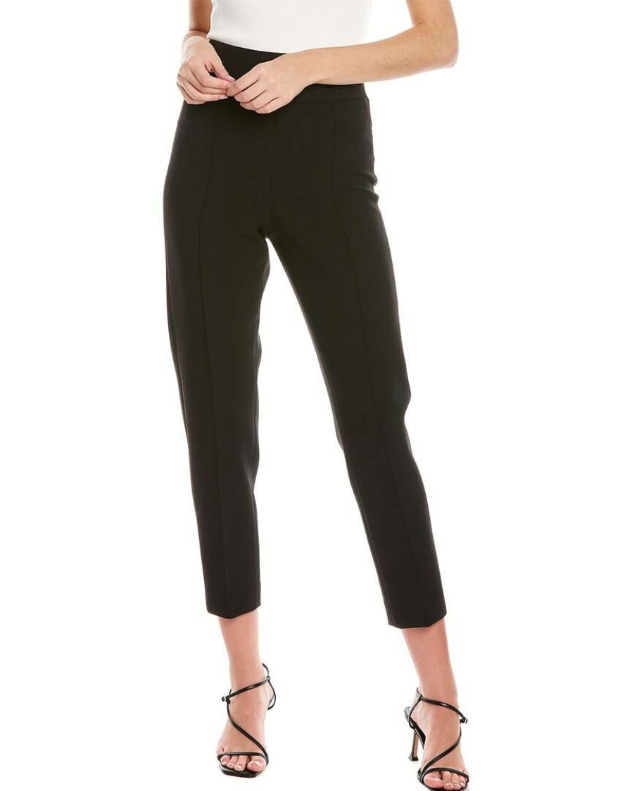 Clothing * | Women Peserico Stretch Trouser Black