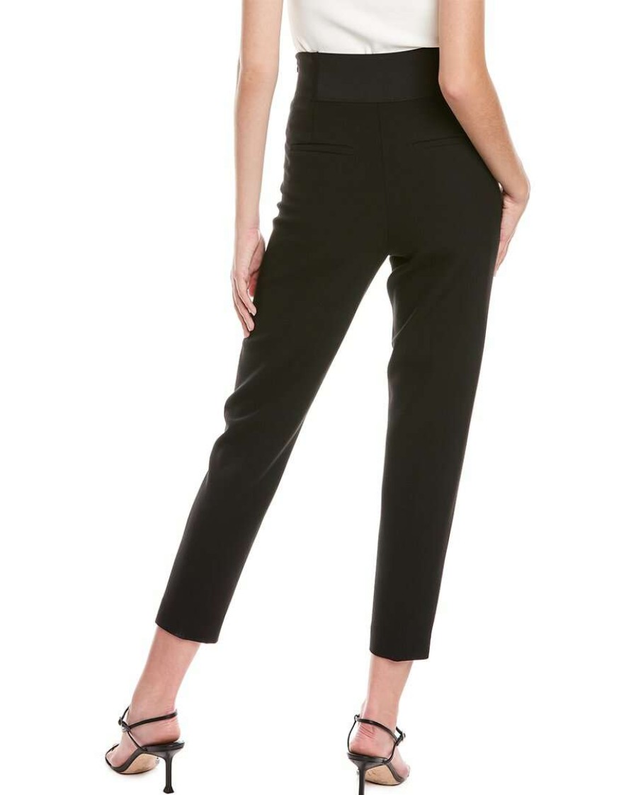 Clothing * | Women Peserico Stretch Trouser Black