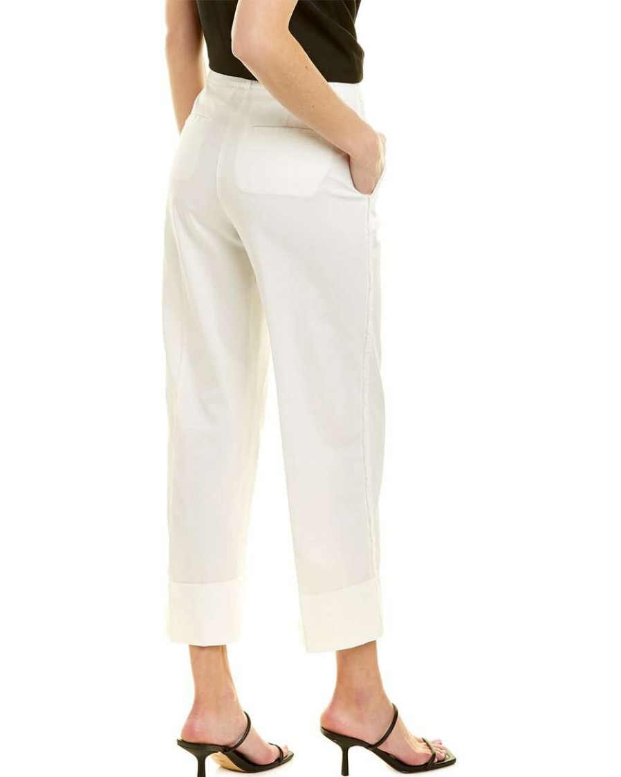 Clothing * | Women Peserico Fringe Pant White