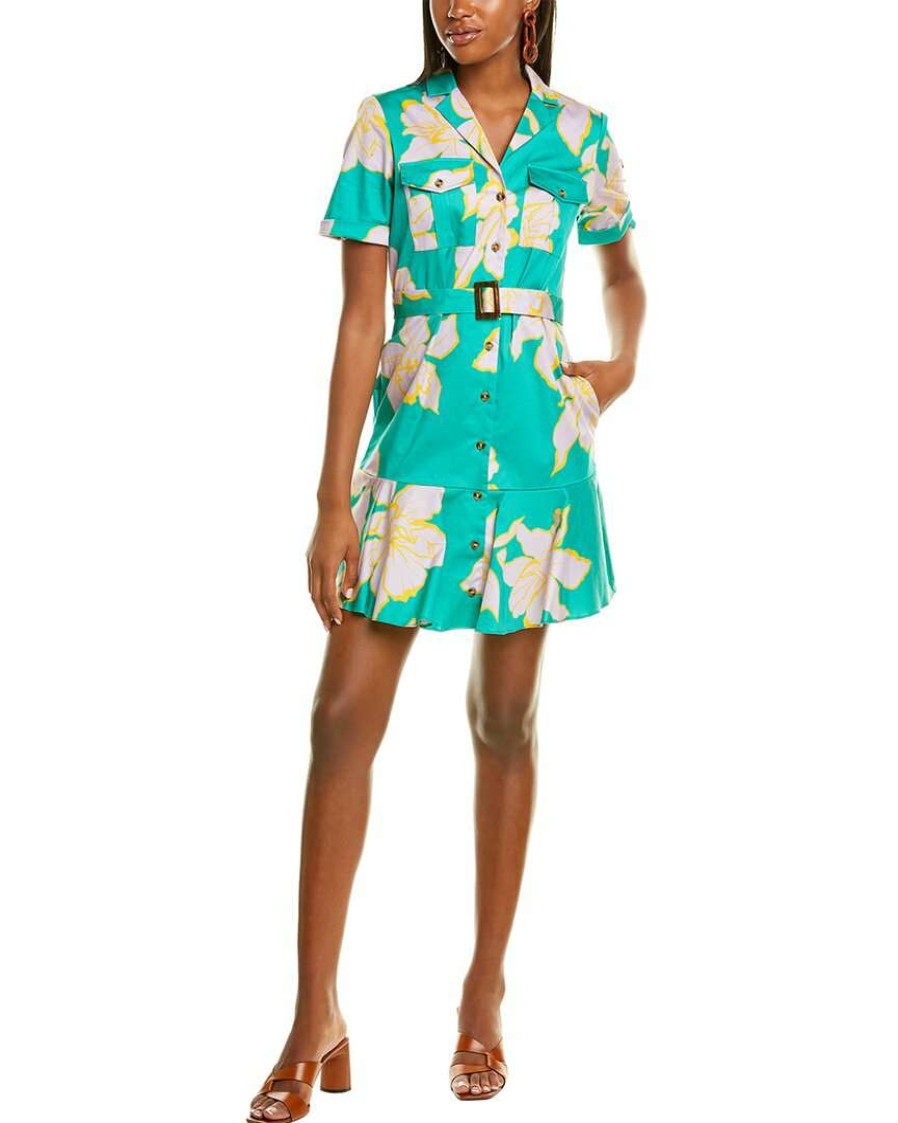 Clothing * | Women Hutch Shirtdress Green