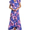 Clothing * | Women Hutch Midi Wrap Dress Blue