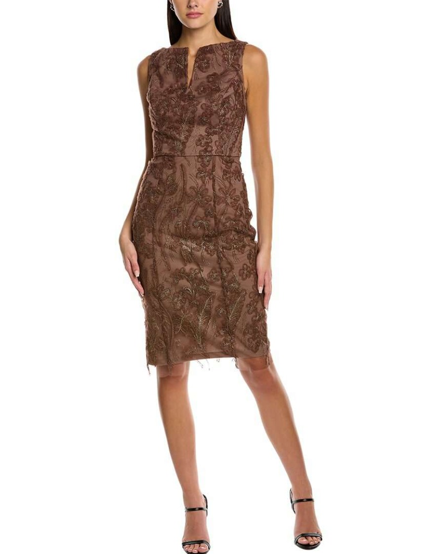 Clothing * | Women Js Collections Aida Dress Brown