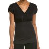 Clothing * | Women Peserico Beaded Wool Top Black