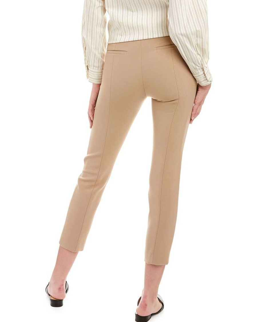 Clothing * | Women Peserico Cropped Trouser Brown