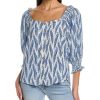 Clothing * | Women Hutch Ophelia Top Blue