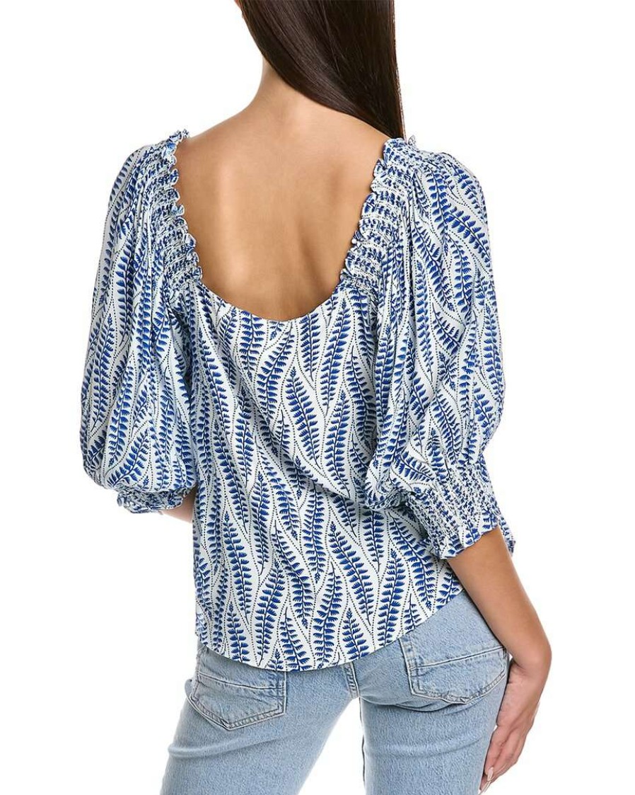 Clothing * | Women Hutch Ophelia Top Blue