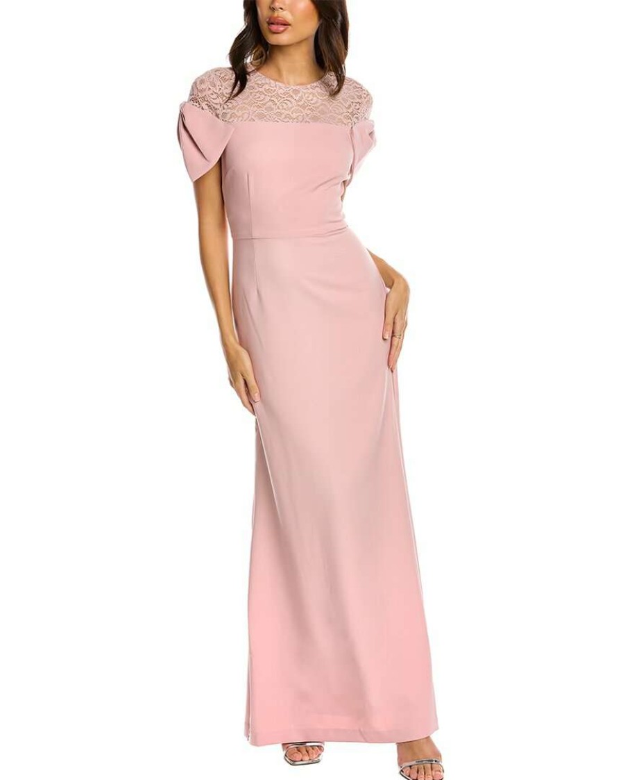 Clothing * | Women Js Collections Annalise Gown Pink