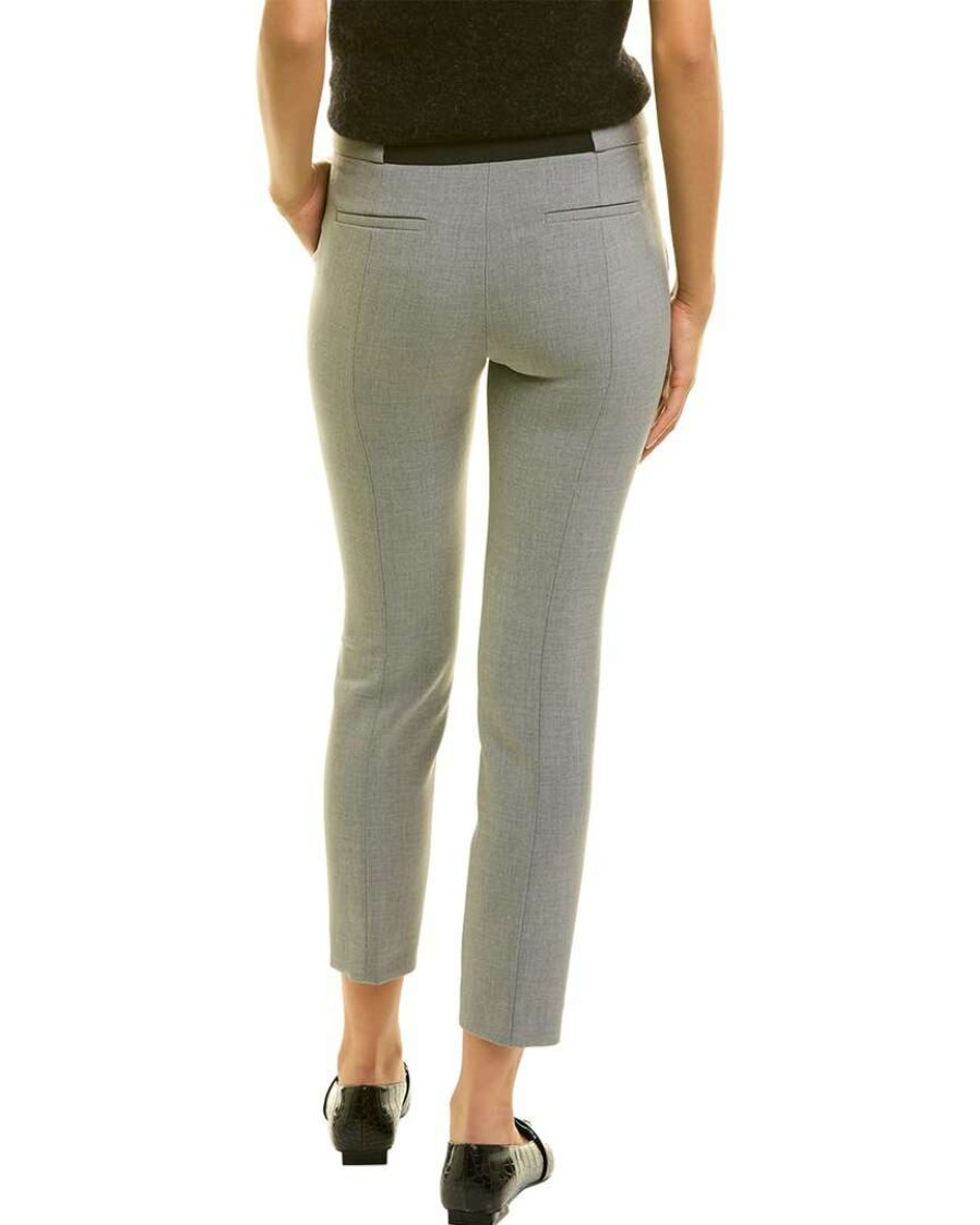 Clothing * | Women Peserico Cropped Pant Grey