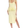 Clothing * | Women Hutch Sleeveless Casa Midi Dress Yellow