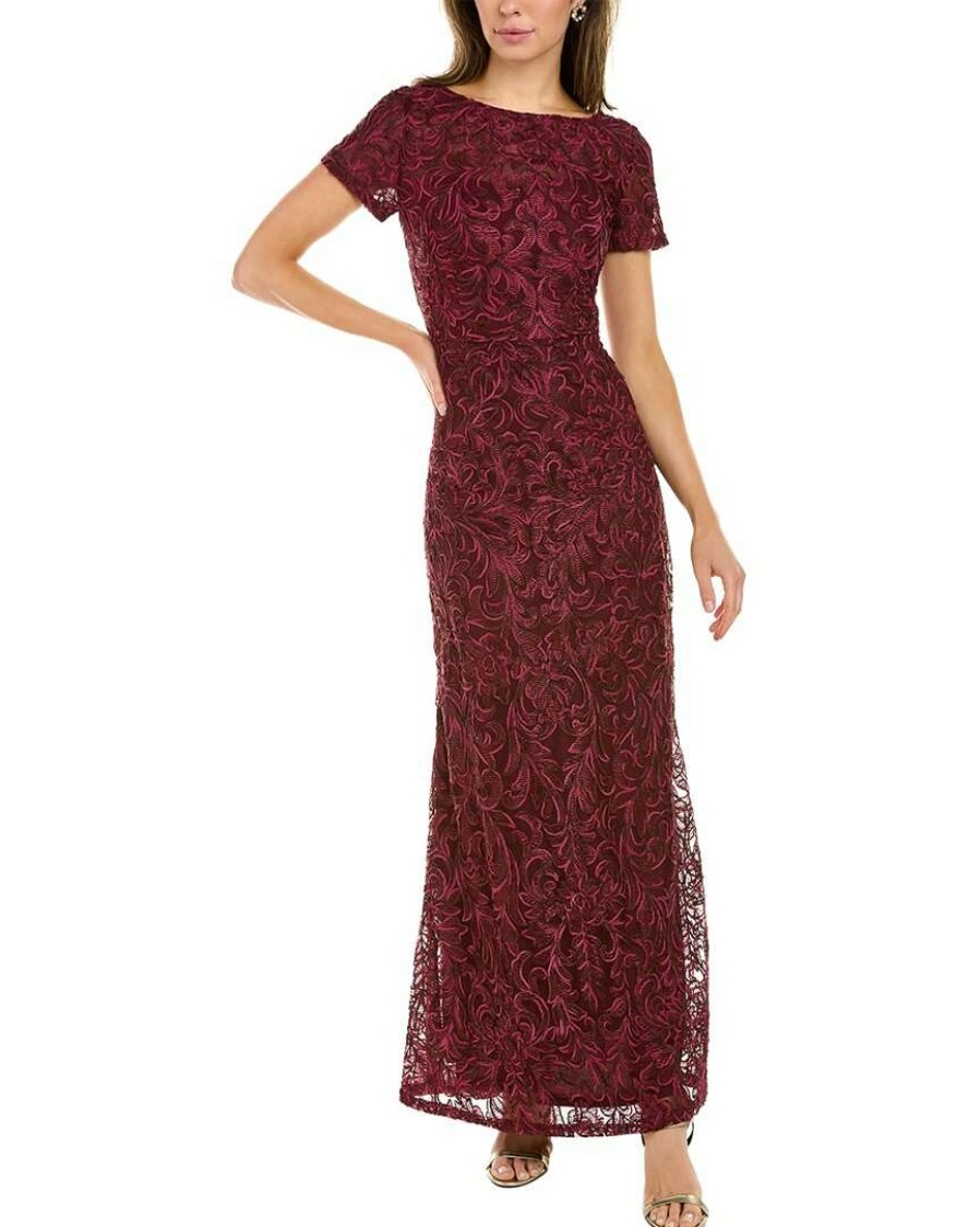 Clothing * | Women Js Collections Jolene Gown Red