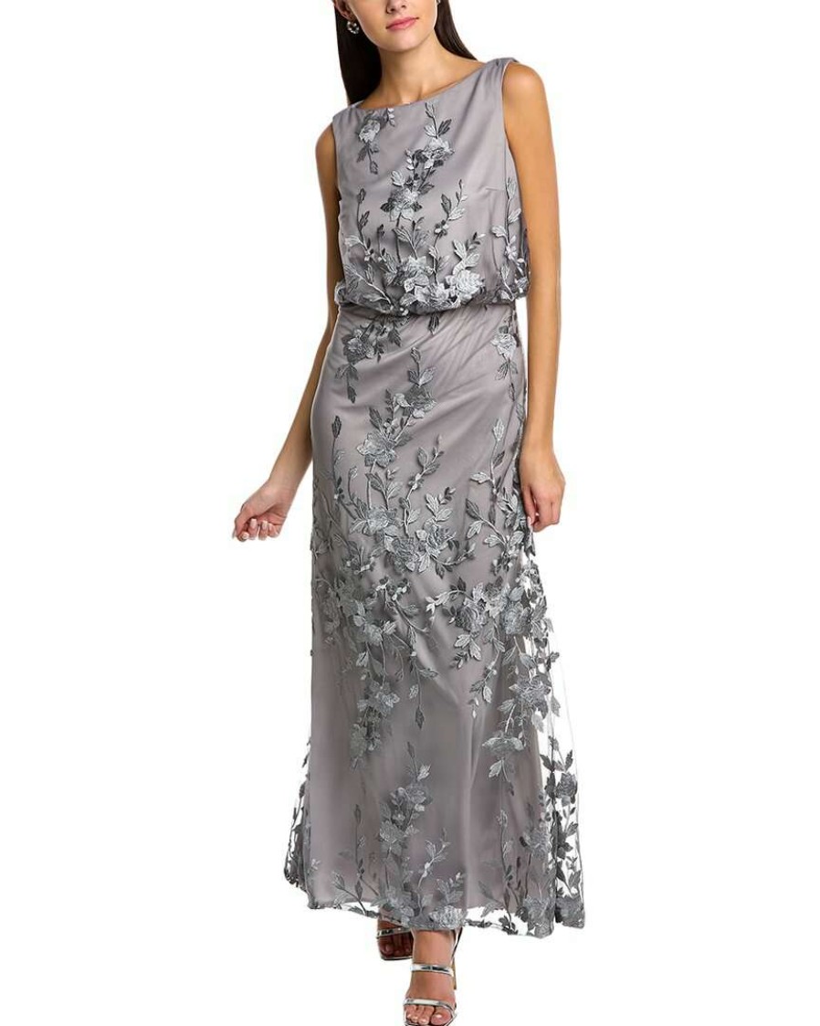 Clothing * | Women Js Collections Aveline Gown Grey