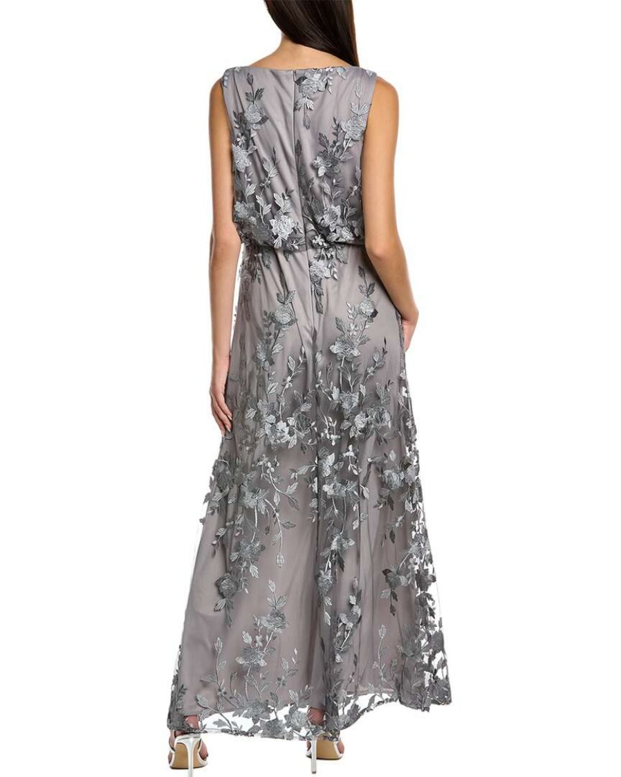 Clothing * | Women Js Collections Aveline Gown Grey