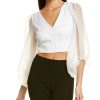 Clothing * | Women Hutch Tie-Back Top White