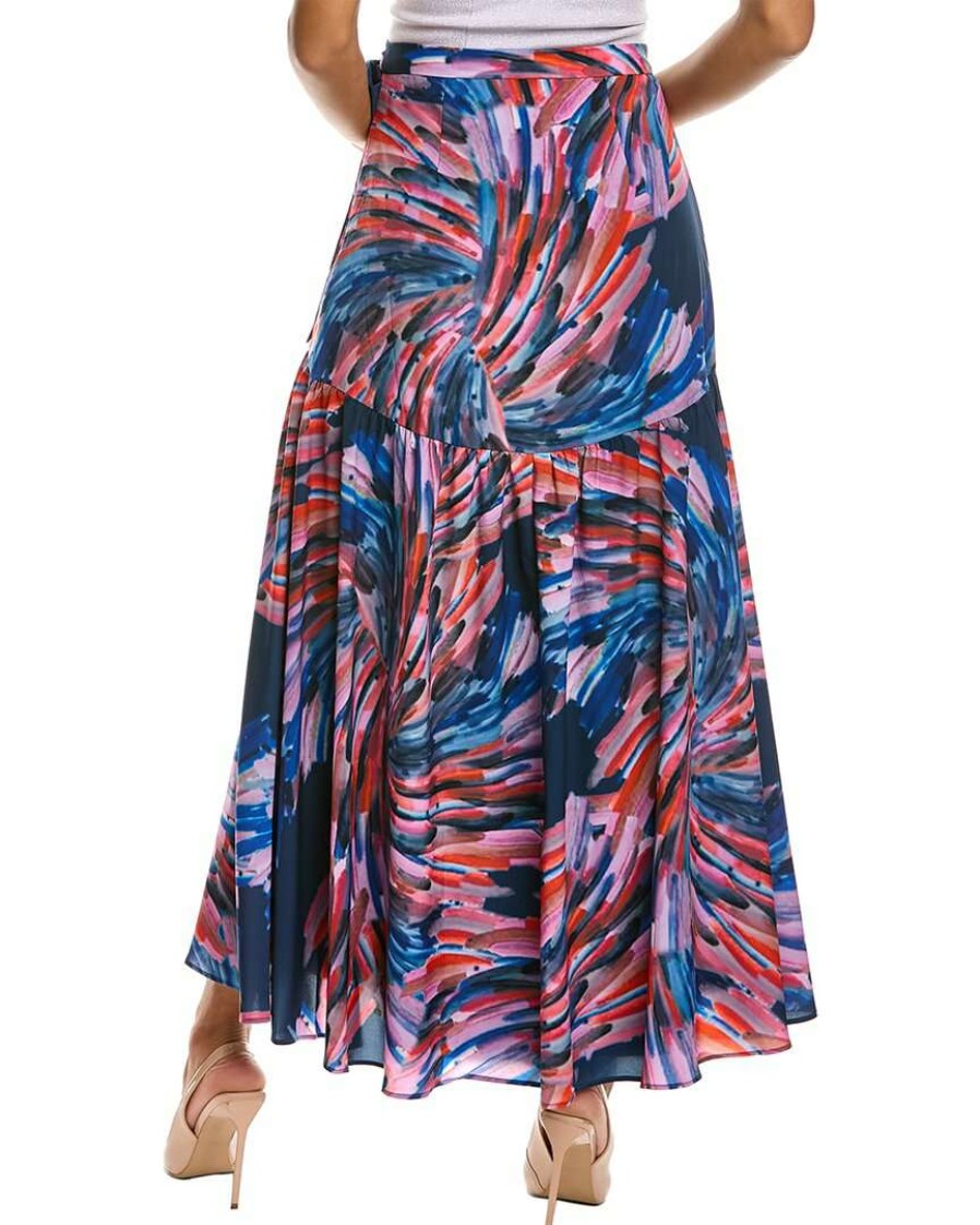 Clothing * | Women Hutch Risa Wrap Skirt Blue