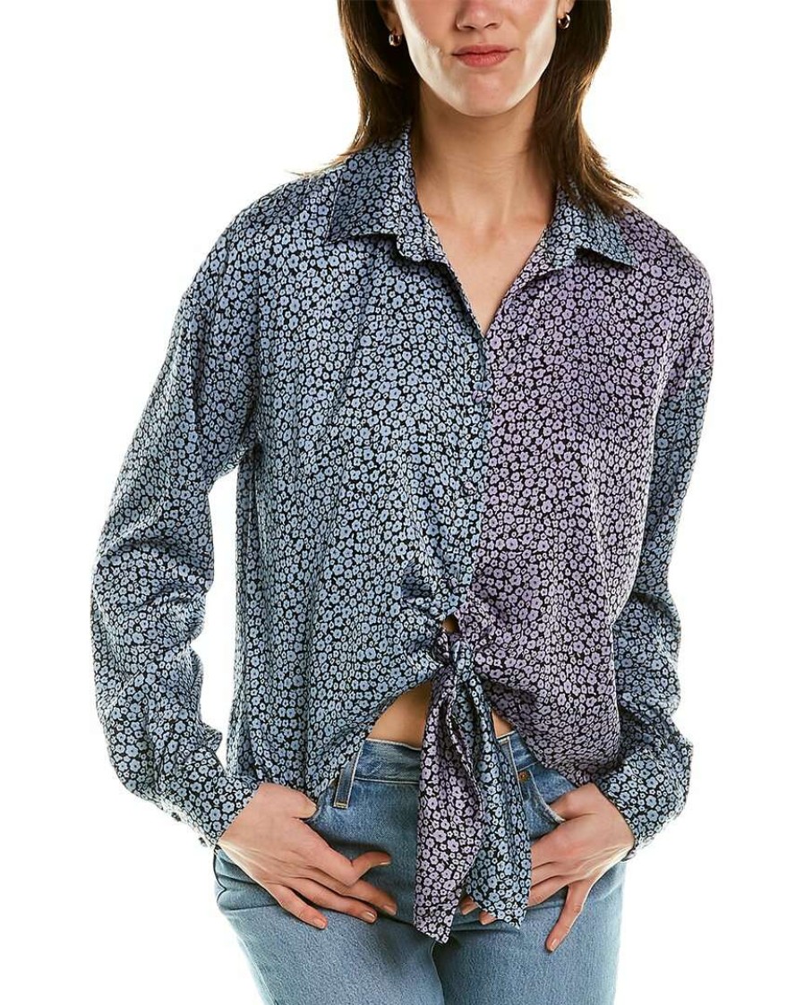 Clothing * | Women Hutch Robbie Shirt Blue