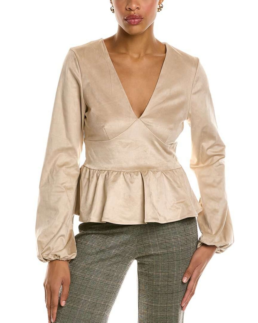 Clothing * | Women Hutch Montana Top Beige