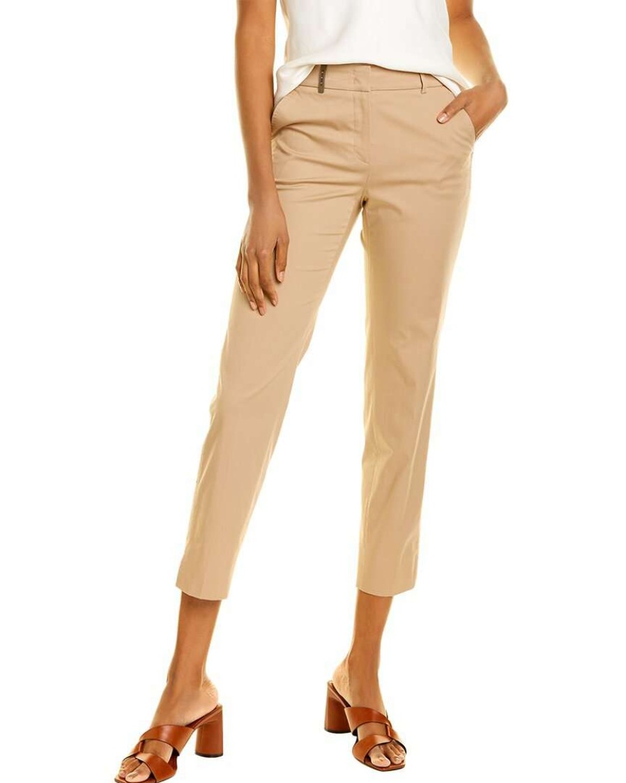 Clothing * | Women Peserico Pant Brown