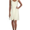 Clothing * | Hutch Womens V-Neck A-Line Fit & Flare Dress White