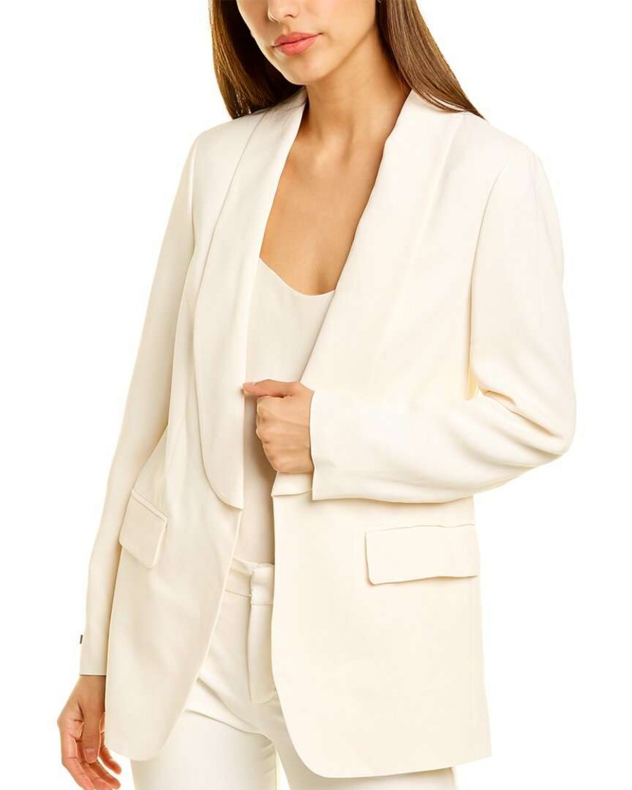 Clothing * | Women Peserico Open Jacket White