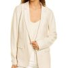 Clothing * | Women Peserico Linen-Blend Jacket White