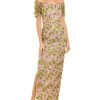 Clothing * | Js Collections Women Js Collection Jemma Off-The-Shoulder Column Gown Pink