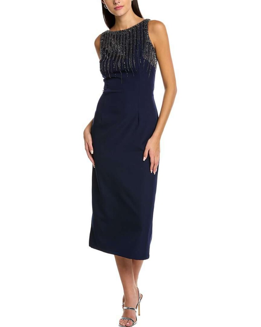 Clothing * | Women Js Collections Elsa Dress Blue