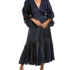 Clothing * | Women Hutch Robyn Wrap Dress Blue