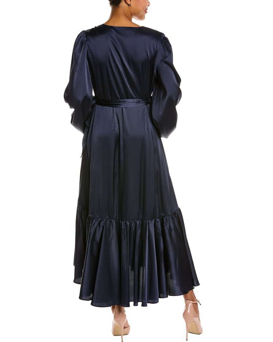 Clothing * | Women Hutch Robyn Wrap Dress Blue