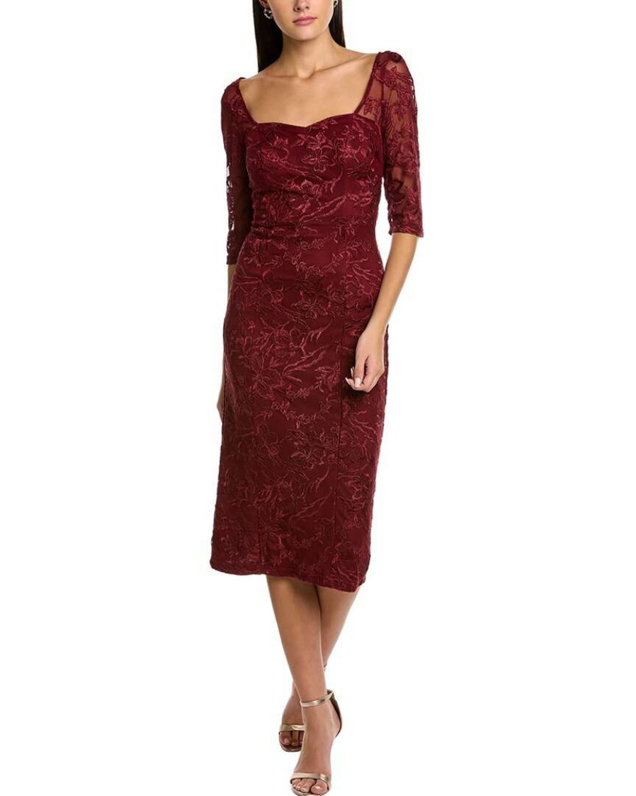 Clothing * | Women Js Collections Ellen Dress Red