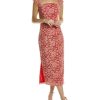 Clothing * | Women Js Collections Joyce Midi Dress Red