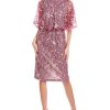 Clothing * | Women Js Collections Colette Blouson Dress Purple