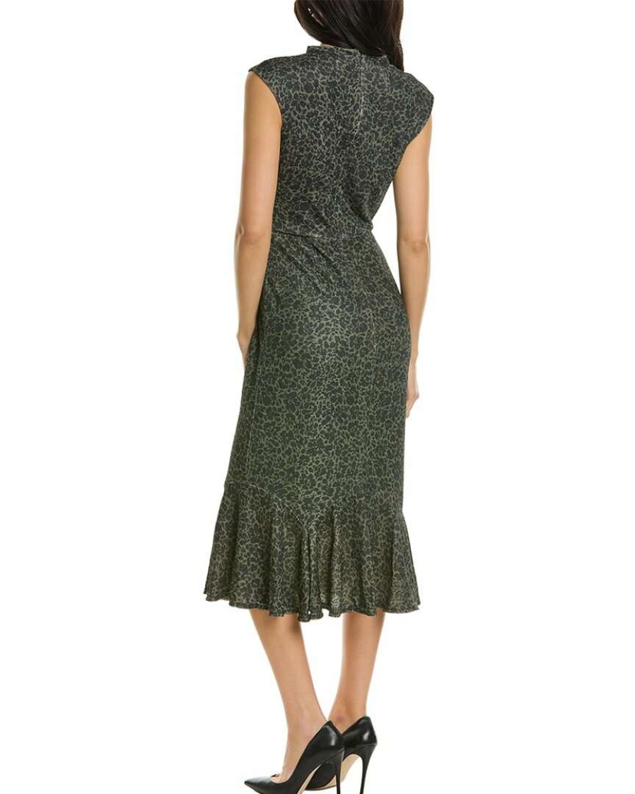 Clothing * | Women Hutch Kari Midi Dress Green