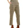 Clothing * | Women Peserico Wool-Blend Pant Grey