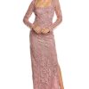 Clothing * | Women Js Collections Giovanna Column Gown Pink