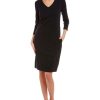 Clothing * | Women Peserico Wool-Blend Shift Dress Blue