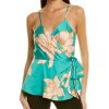 Clothing * | Women Hutch Wrap Tank Green