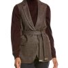 Clothing * | Women Peserico Pocket Vest Brown