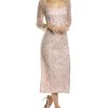 Clothing * | Women Js Collections Gwen Midi Dress Pink