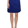 Clothing * | Hutch Womens Viscose Knee-Length A-Line Skirt Sapphire