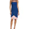 Clothing * | Women Js Collections Lynn Petal Sheath Dress Blue